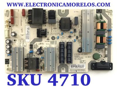 FUENTE PARA TV VIZIO / NUMERO DE PARTE 60101-04050 / SHG6502B-116E / CQC14134104969 / 25-DB5902-X2P1 / DISPLAY HV650QUB-F70 REV.2.0 / MODELO V655-J04 / V655-J04 LBPFE